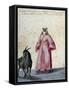 Turkish Woman with Goat-Jacopo Ligozzi-Framed Stretched Canvas
