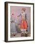 Turkish Woman with Her Slave-Jean-Etienne Liotard-Framed Giclee Print