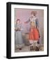 Turkish Woman with Her Slave-Jean-Etienne Liotard-Framed Giclee Print