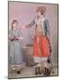 Turkish Woman with Her Slave-Jean-Etienne Liotard-Mounted Giclee Print