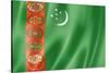 Turkmenistan Flag-daboost-Stretched Canvas