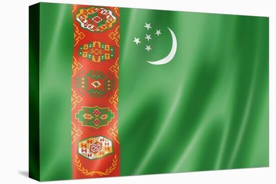 Turkmenistan Flag-daboost-Stretched Canvas
