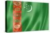 Turkmenistan Flag-daboost-Stretched Canvas