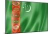 Turkmenistan Flag-daboost-Mounted Premium Giclee Print