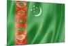 Turkmenistan Flag-daboost-Mounted Art Print