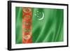 Turkmenistan Flag-daboost-Framed Art Print