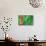 Turkmenistan Flag-daboost-Mounted Art Print displayed on a wall