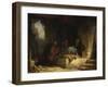 Turks in a Coffee House, 1855-60-Carl Spitzweg-Framed Giclee Print