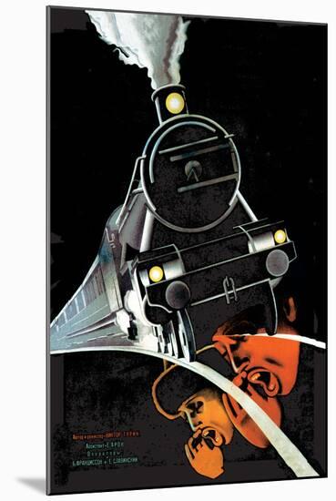 Turksib, Screaming Train-Stenberg Brothers-Mounted Art Print