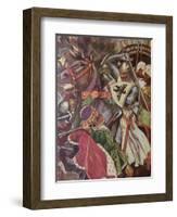 "Turn, False Hearted Templar!. Let Go Her Whom Thou Art Unworthy to Touch!.", Illustration from…-Maurice Greiffenhagen-Framed Giclee Print