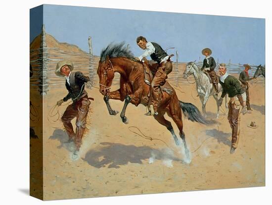 Turn Him Loose, Bill, c.1893-Frederic Sackrider Remington-Stretched Canvas