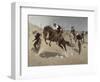 Turn Him Loose Bill-Frederic Sackrider Remington-Framed Giclee Print