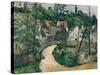 Turn In The Road-Paul Cezanne-Stretched Canvas