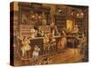 Turn of the Century Drug Store-Lee Dubin-Stretched Canvas