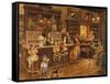 Turn of the Century Drug Store-Lee Dubin-Framed Stretched Canvas