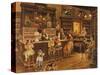 Turn of the Century Drug Store-Lee Dubin-Stretched Canvas