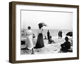 Turn of the Century Palm Beach-Science Source-Framed Giclee Print