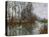 Turn of the Eure; Tournant De L'Eure-Gustave Loiseau-Stretched Canvas