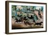 Turn Outs-Currier & Ives-Framed Art Print