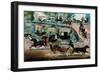 Turn Outs-Currier & Ives-Framed Art Print