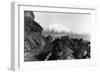 Turnagain Arm from Alaska Railroad Route Photograph - Alaska-Lantern Press-Framed Art Print