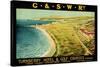 Turnberry Hotel and Golf Courses, Poster Advertising British Railways-null-Stretched Canvas