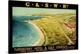 Turnberry Hotel and Golf Courses, Poster Advertising British Railways-null-Stretched Canvas