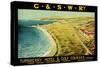 Turnberry Hotel and Golf Courses, Poster Advertising British Railways-null-Stretched Canvas