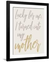 Turned Into My Mother-Elizabeth Medley-Framed Art Print