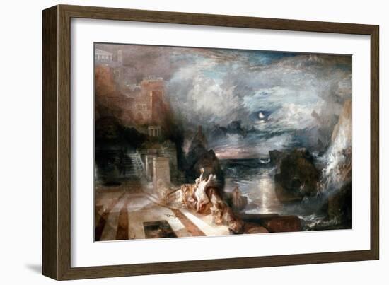 Turner: Hero & Leander-J. M. W. Turner-Framed Giclee Print