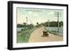 Turner Road, Lake Auburn, Maine-null-Framed Art Print