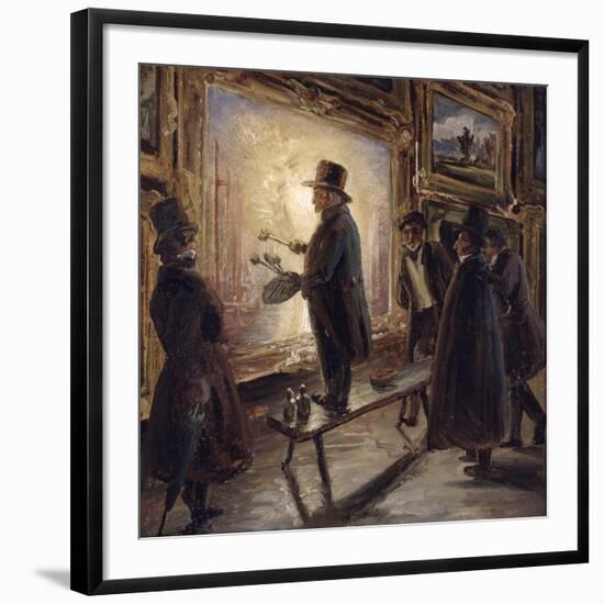 Turner Varnishing, 1837-Axel Hjalmar Ender-Framed Giclee Print