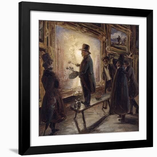 Turner Varnishing, 1837-Axel Hjalmar Ender-Framed Giclee Print