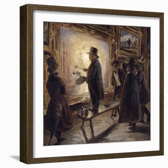 Turner Varnishing, 1837-Axel Hjalmar Ender-Framed Giclee Print