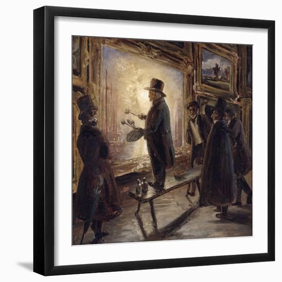 Turner Varnishing, 1837-Axel Hjalmar Ender-Framed Giclee Print