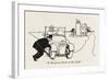 Turning Left-William Heath Robinson-Framed Art Print