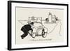 Turning Left-William Heath Robinson-Framed Art Print