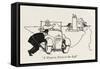 Turning Left-William Heath Robinson-Framed Stretched Canvas