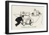 Turning Left-William Heath Robinson-Framed Art Print