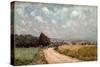 Turning Road Or, View of the Seine, 1875-Alfred Sisley-Stretched Canvas