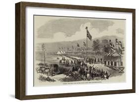 Turning the First Turf of the Buenos Ayres Great Southern Railway-null-Framed Giclee Print