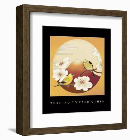 Turning To Each Other 1-Sybil Shane-Framed Art Print