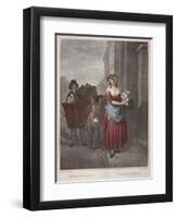 Turnips and Carrots Ho, Cries of London, C1870-Francis Wheatley-Framed Giclee Print