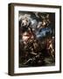 Turno Vencido Por Eneas, 1688-Luca Giordano-Framed Giclee Print