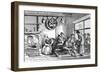 Turnspit Dog at Work in the Inn at Newcastle, Carmarthen, Wales, C1800-null-Framed Giclee Print