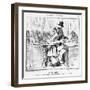 Turnstile at the Universal Exhibition in Paris, Cartoon from the 'Exposition Universelle' Series,…-Honore Daumier-Framed Giclee Print