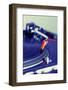 Turntable Playing Vinyl Record-hurricanehank-Framed Photographic Print