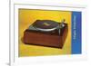 Turntable, Retro-null-Framed Art Print