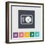 Turntable-smoki-Framed Art Print