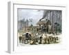 Turpentine Distillery in North Carolina, c.1870-null-Framed Giclee Print